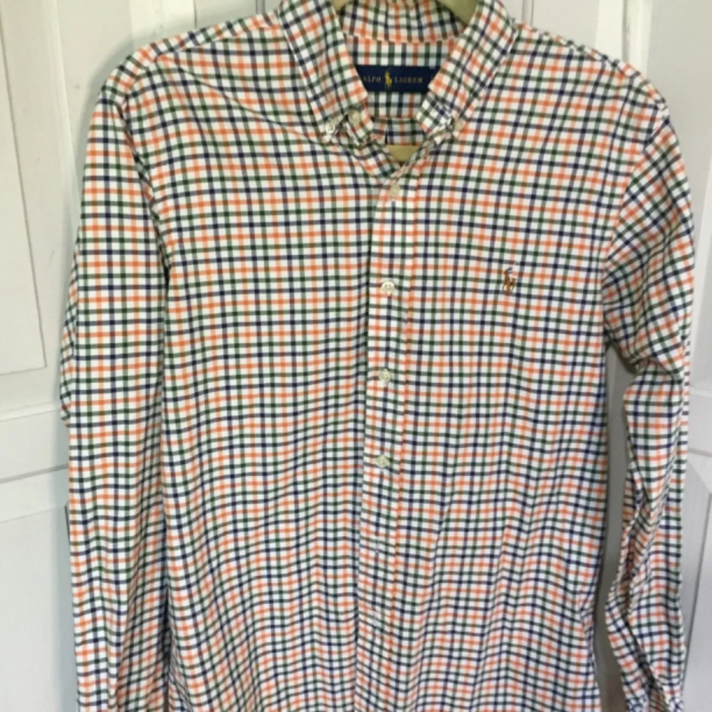 Men’s  Ralph Lauren Multicolor Plaid Casual Button Down Shirt - Picture 3 of 13